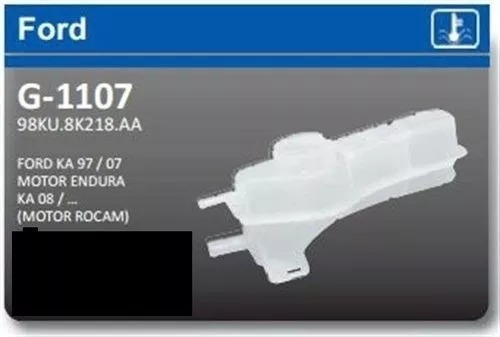 Embase Reservorio Refrigerante Ford Ka Gonel Made In Brazil