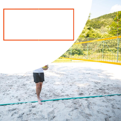 LĂnea De Voleibol De Playa Marcador Profesional De Servicio