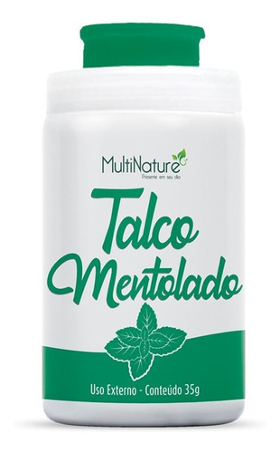 Talco Antisséptico Mentolado Multinature Full