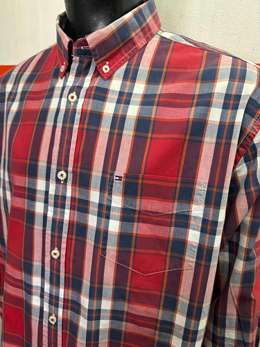 Camisa Tommy Hilfiger Classic Fit Cuadriculada Talle Xl