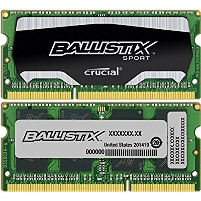 Ballistix Deporte Sodimm Ddr3 De 8gb Kit 4gbx2 1866 Mt / S P