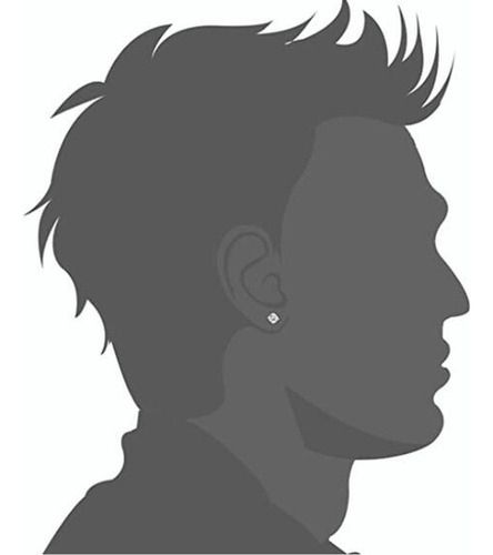 6 Pares Aretes Hombre Piercing Falso Mujer Imán Circón