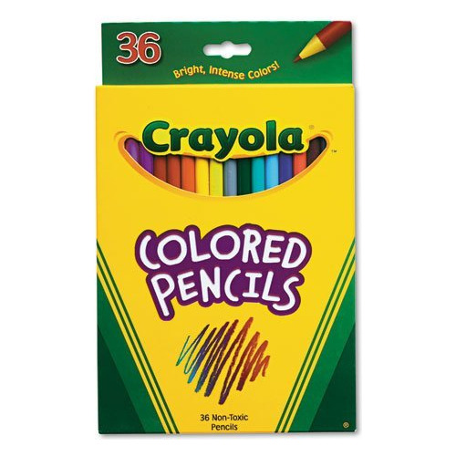 Crayola 36 Unidades. Lápices De Colores Largos