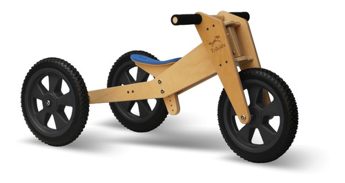 Triciclo Camicleta De Madera 3 En 1 Trikids