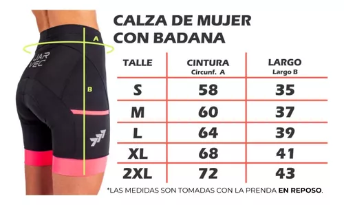 Calza ciclismo mujer