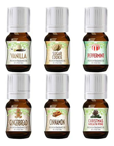 Aromaterapia Aceites - Winter Essential Oil Set Of 6 Fragran