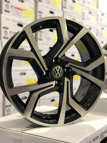 Imagem 2 de 2 de 4 Roda 17 Golf Gti 5x100 Golf Bora Polo Fox Audi R94 Kr