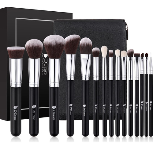 Sjx Ducare 15 Piezas 100% Brochas Para Maquillaje Color