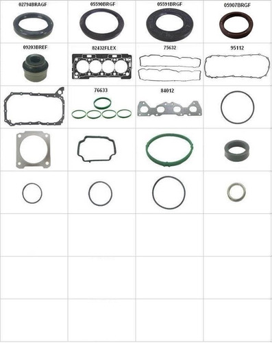 Jogo De Juntas Completo Do Motor Para Veiculo Citroën Aircro