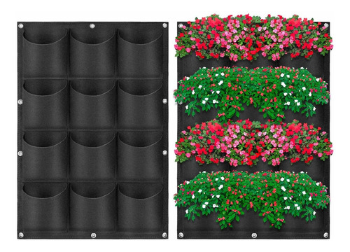 Gayunbore - Maceta Vertical Impermeable Para Plantas De Jard