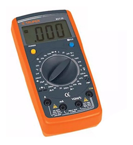 Tester Multimetro C/medidor De Temperatura Truper Mut-39