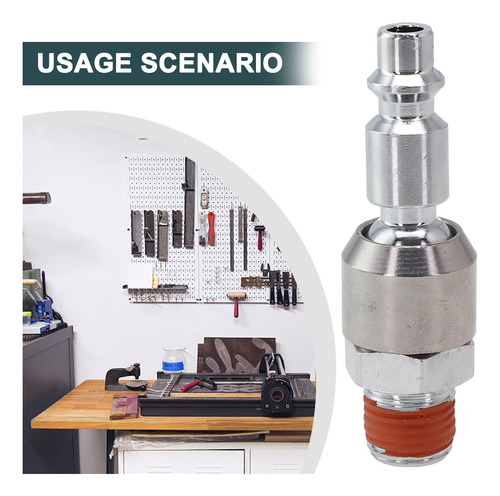 Conector De Aire Universal, Junta Rápida, Neumático Y Rotati
