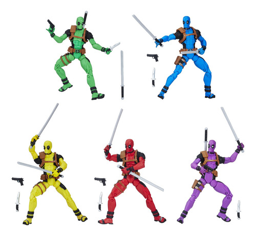 Legends Deadpool's Rainbow Squad - Paquete De 5