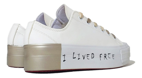 Imagen 3 de 5 de Zapatillas Free White
