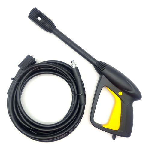 Imagem 1 de 7 de Pistola Gatilho + Mangueira 5m P/ Lavajato Intech Acqua 1700