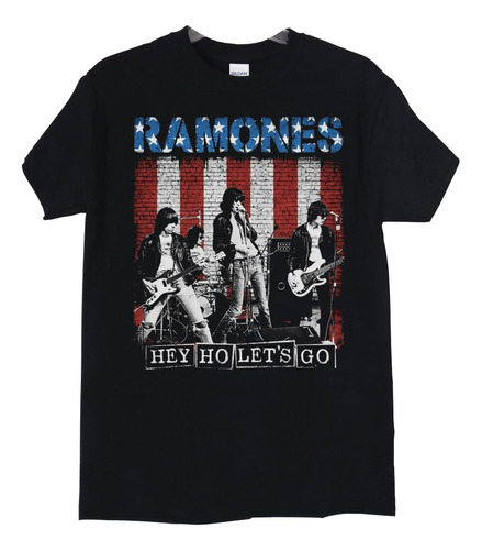 Polera Ramones Poster Hey Ho Lets Go Punk Abominatron