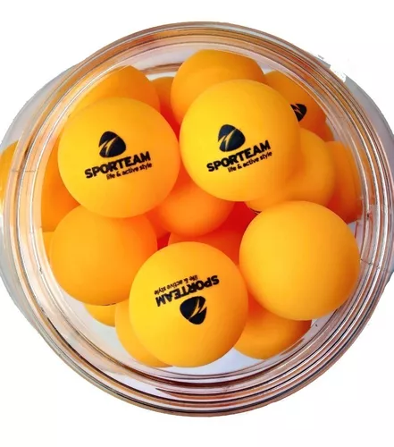 Pelotas Ping Pong Bote Con 60 Pzs Surtido 4cm