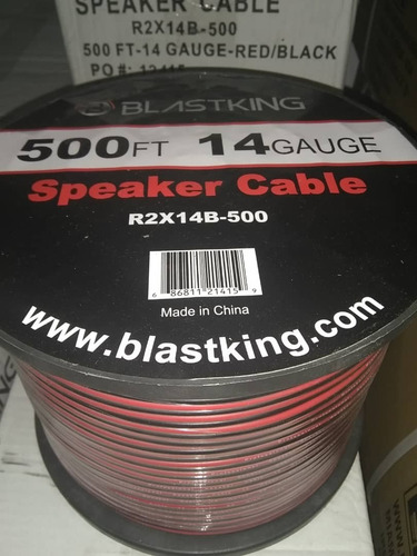 Imagen 2 de 3 de Cable Corneta Rojo Y Negro 12 150 Metros R2x12b500