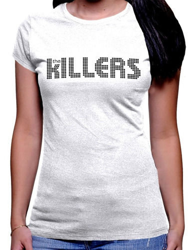 Camiseta Premium Dama Estampada The Killers 001