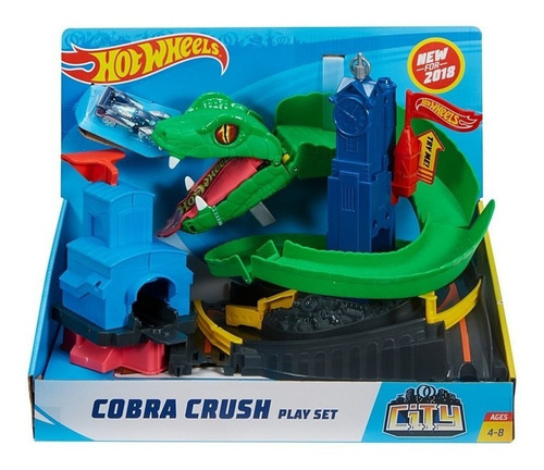 Hot Wheels Conjunto Ataque De Cobra City Fnb20 - Mattel