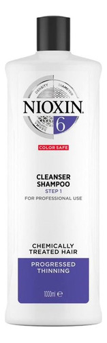  Nioxin 6 Cleanser Shampoo Anticaida 1000ml Tratado Quimicos