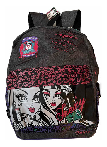 Mochila Espalda Monster High 16 Original Escolares Y Urbanas