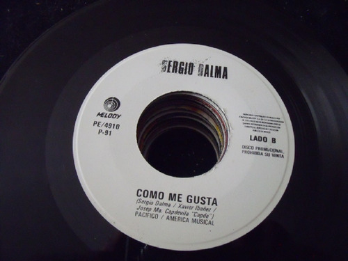 Ep Sergio Dalma, Como Me Gusta