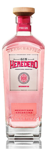 Gin Heredero Pink Handcrafted Premium Botella 700ml
