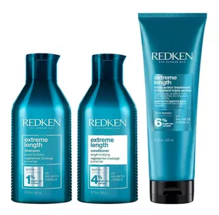 Shampoo + Acondicionador + Mascarilla Extreme Length Redken