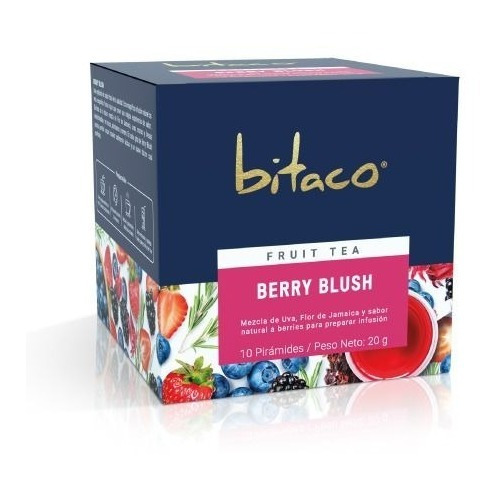 Bitaco Infus Frut Berry 10 Uni - Unidad a $1250