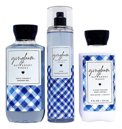 Gingham - The Daily Trio Set De Regalo De Tamaño Completo - 