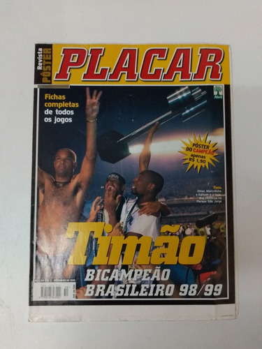 Revista Placar 9 Timão Bicampeão 7433