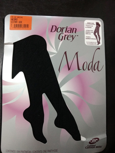 Pantimedia Dorian Grey Modelo Grecas Original Alta Calidad