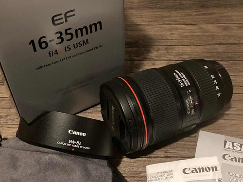 Lente Canon Ef 16-35mm F/4l Is Usm
