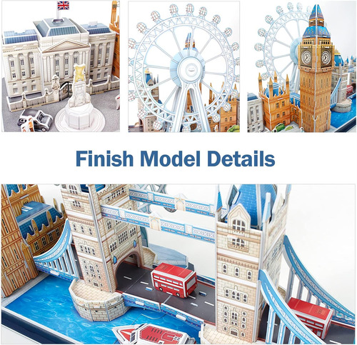 Rompecabezas 3d Para Niños De 8 A 12 A 14 Años, London Arts