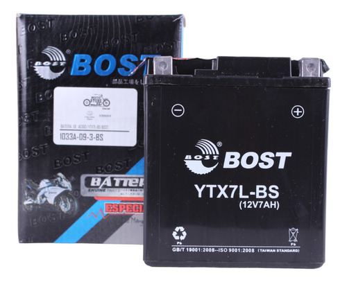 Bateria De Acido/ytx7l-bs | Bost®