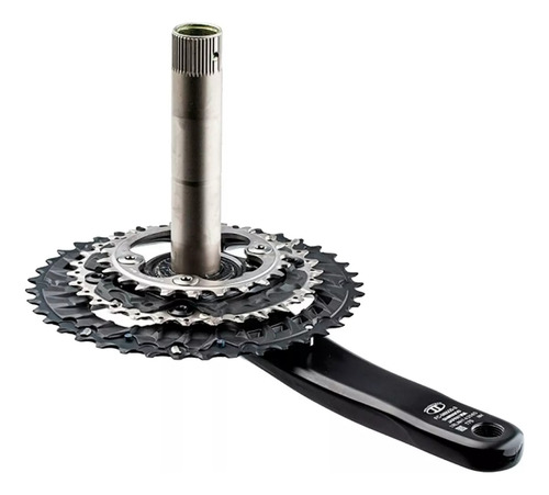 Plato Y Palancas Bicicleta Mountain Bike Shimano Deore Xt Fc-m8000-3 Triple 40-30-22 Incluye Caja Pedalera Hollowtech Ii