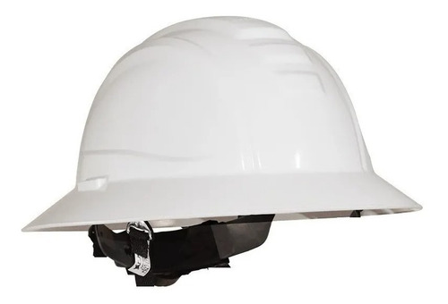 Casco De Seguridad Ingeniero Blanco Tipo Safari O Samurai