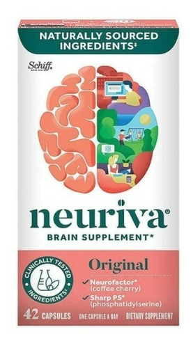 Neuriva Original Suplemento Para El Cerebro 42 Cápsulas Usa