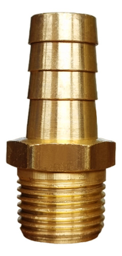 Espigão Fixo Npt 1/2 X 5/8 Latao Rosca Macho Garden