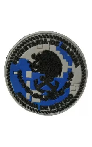 Insignia De Pvc Secretaria De Marina Color Azul #2