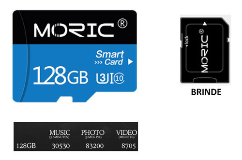Sd 128 Gb Moric Para Smartfone Android / Cameca Fotografica
