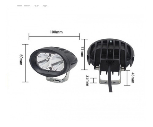 T Lk D Compre Luz De Barra De Lente Estilo Olho De 20 Watts