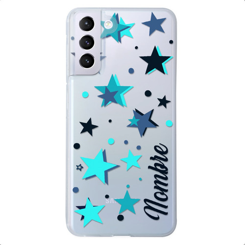 Funda Para Galaxy Estrellas Personalizada Con Tu Nombre