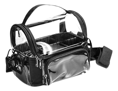 Bolsa De Maquillaje Cosmética Transparente Con Bolsa