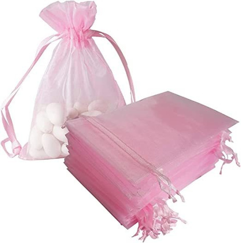 Jwsqmc Bolsas De Regalo De Organza De 4 X 6 Pulgadas Con Co