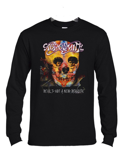 Polera Ml Aerosmith Devils Got A New Disguise Rock Abominatr