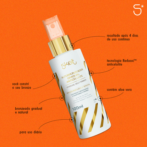 Skelt Autobronzeador Gradual Anticelulite 120ml