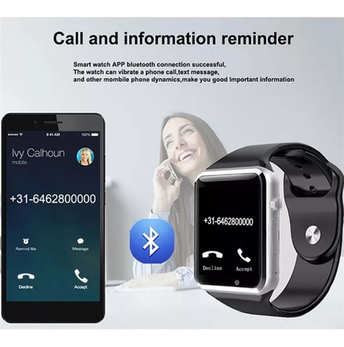 Reloj Smartwatch Gt08 Telefono Inteligente Simcard Celular