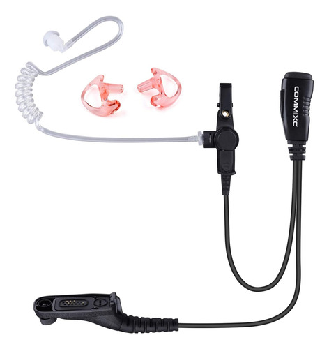 Commixc Auricular Walkie Talkie, Auricular De Tubo Acústico 